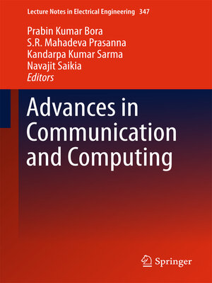 cover image of Advances in Communication and Computing